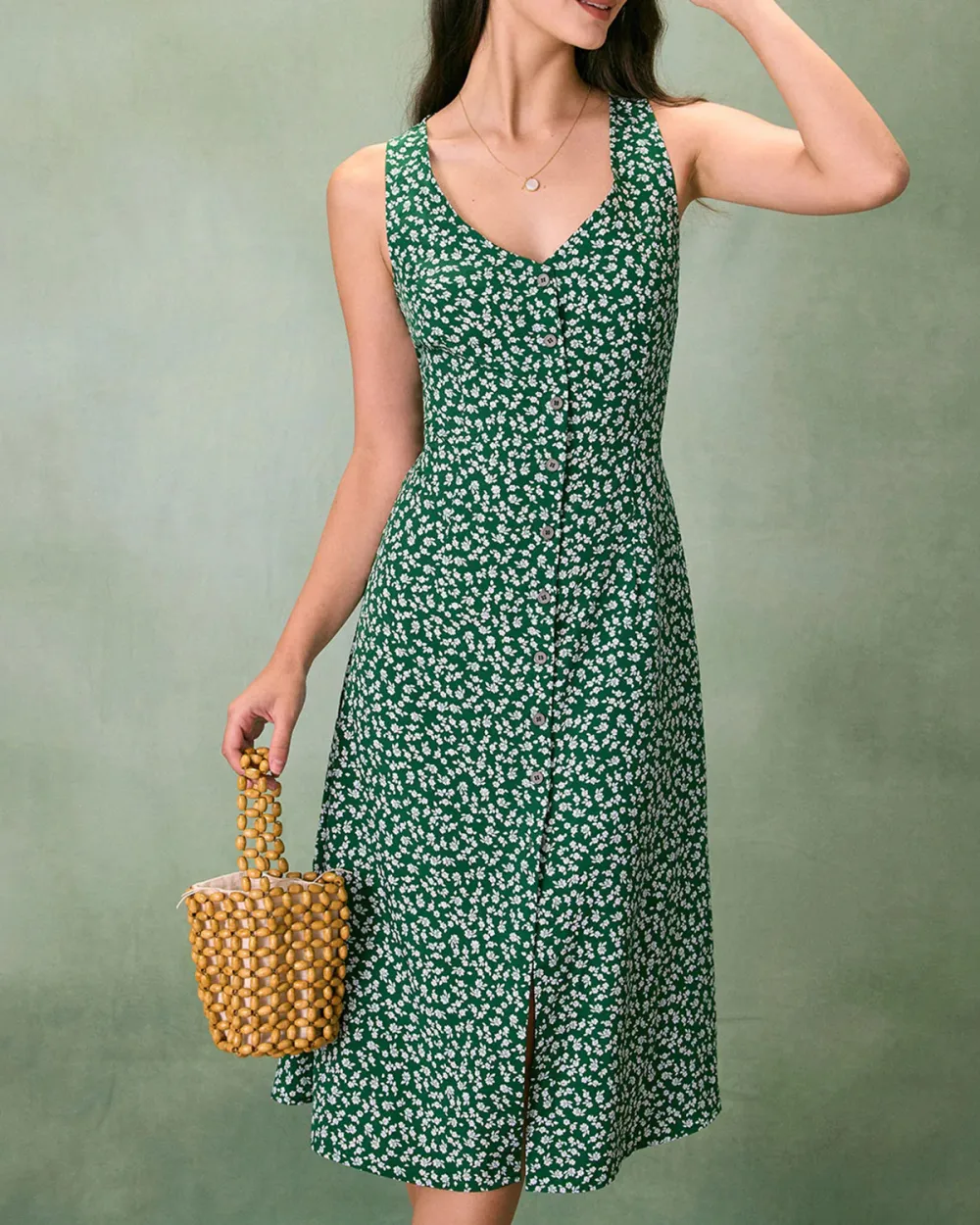 Sleeveless Skinny High Waist Dress