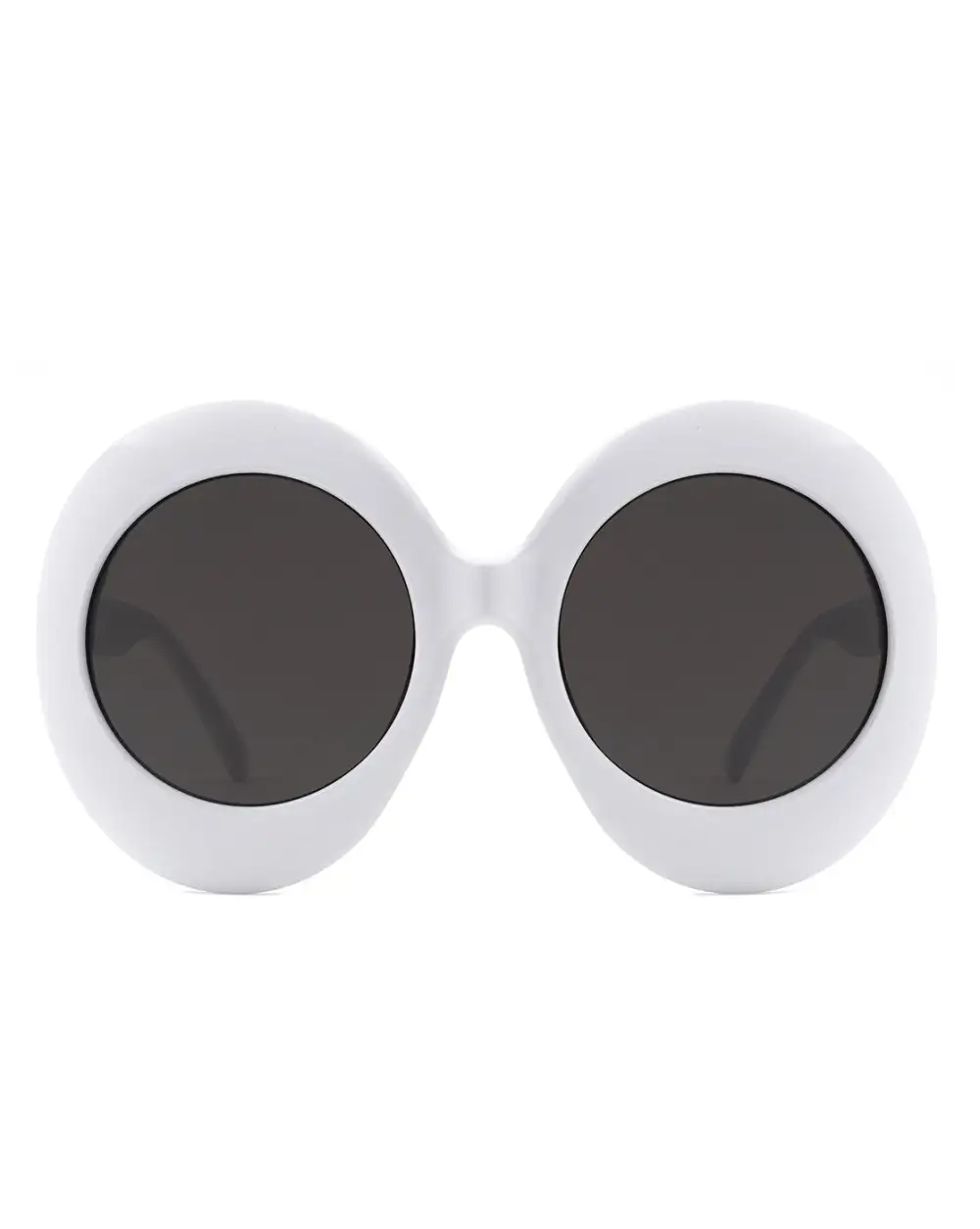 Lightweight Oval Round Frame Sunglasses