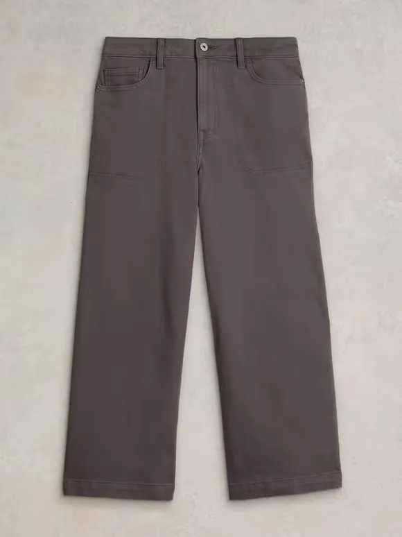 Cropped Wide Leg Jean