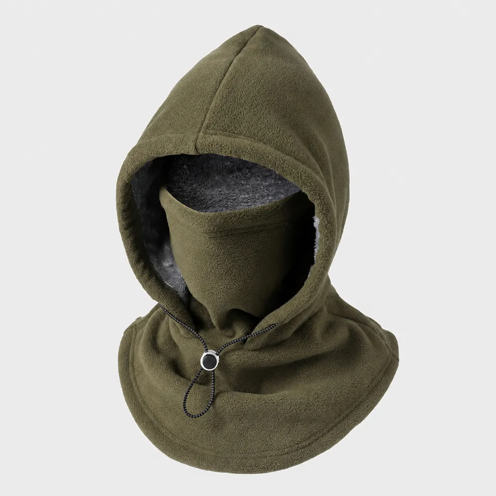 3-in-1 Winter Fleece Balaclava Hood - Warm Face, Ear & Neck Cover