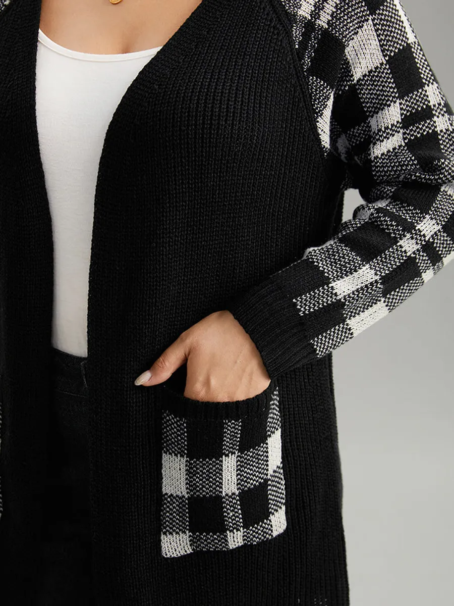 Cardigan with rotator sleeves