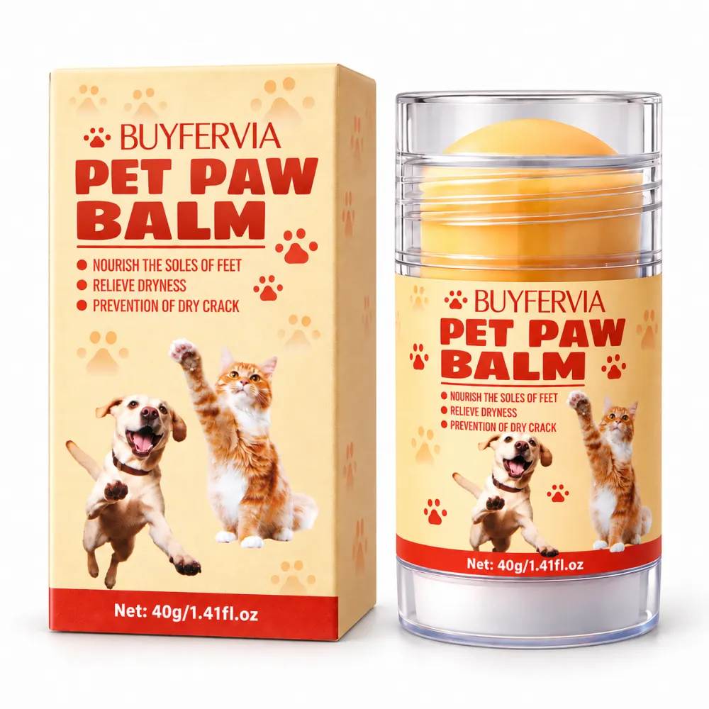 BUYFERVIA Pet Paw Balm, 1 Pack, Gentle Care, Pet Paw Moisturizer, Pet Paw Cream, Dog & Cat Grooming Supplies, Dog & Cat Accessories