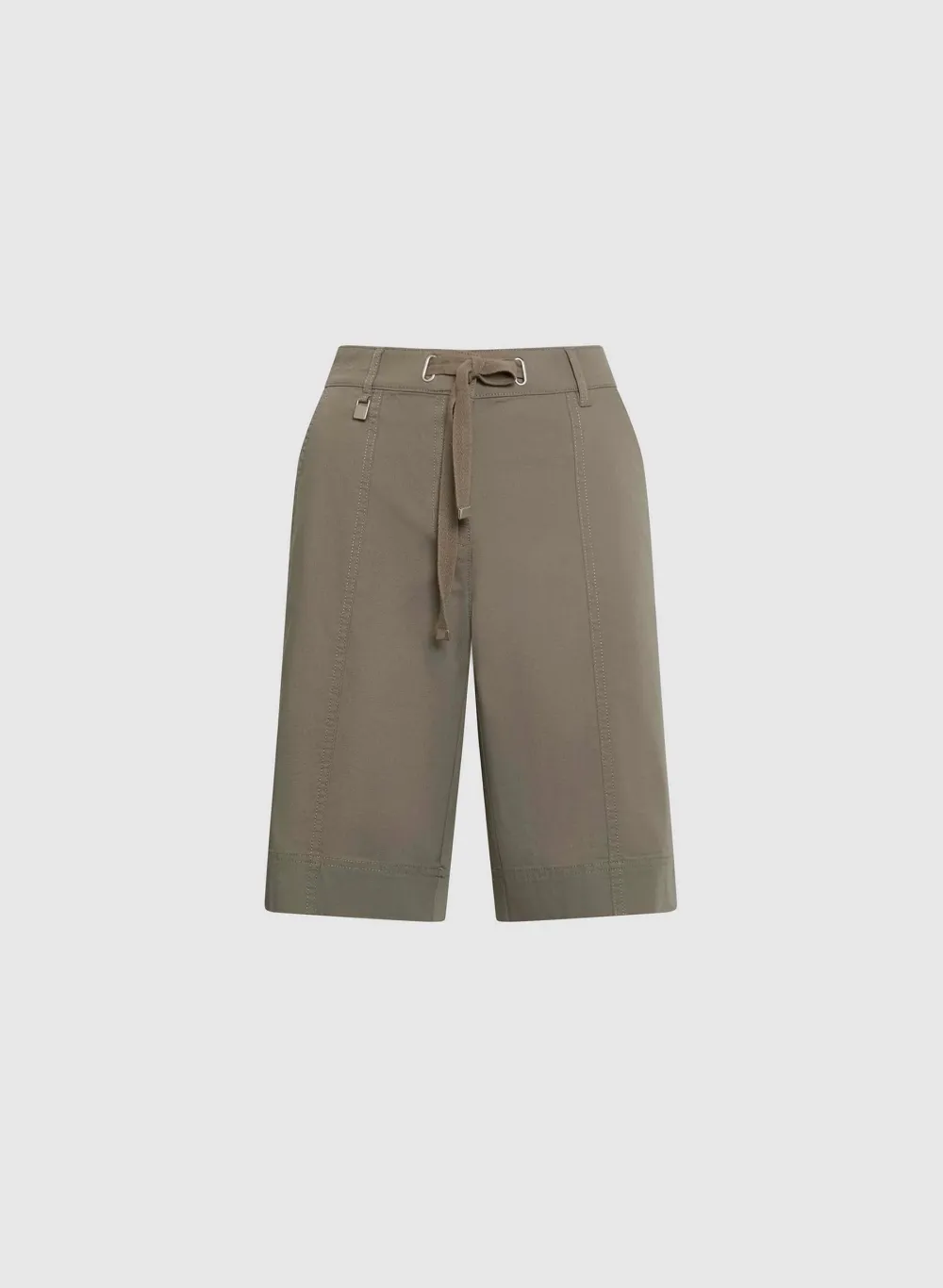 Tropical Green  Drawstring Shorts