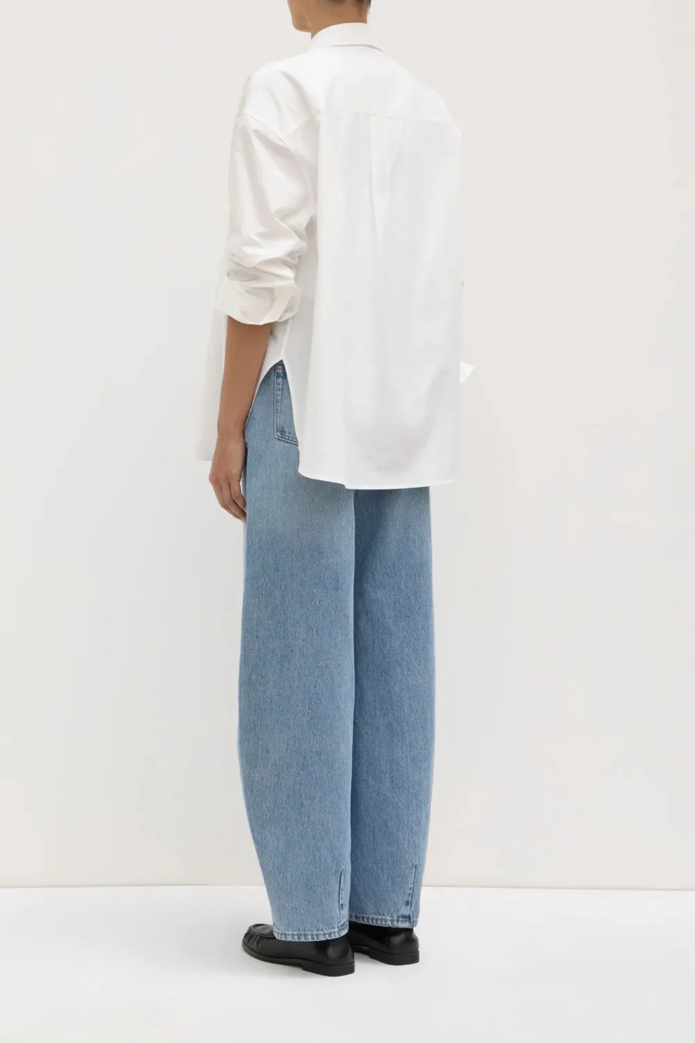 Long Sleeved Cotton Poplin Shirt
