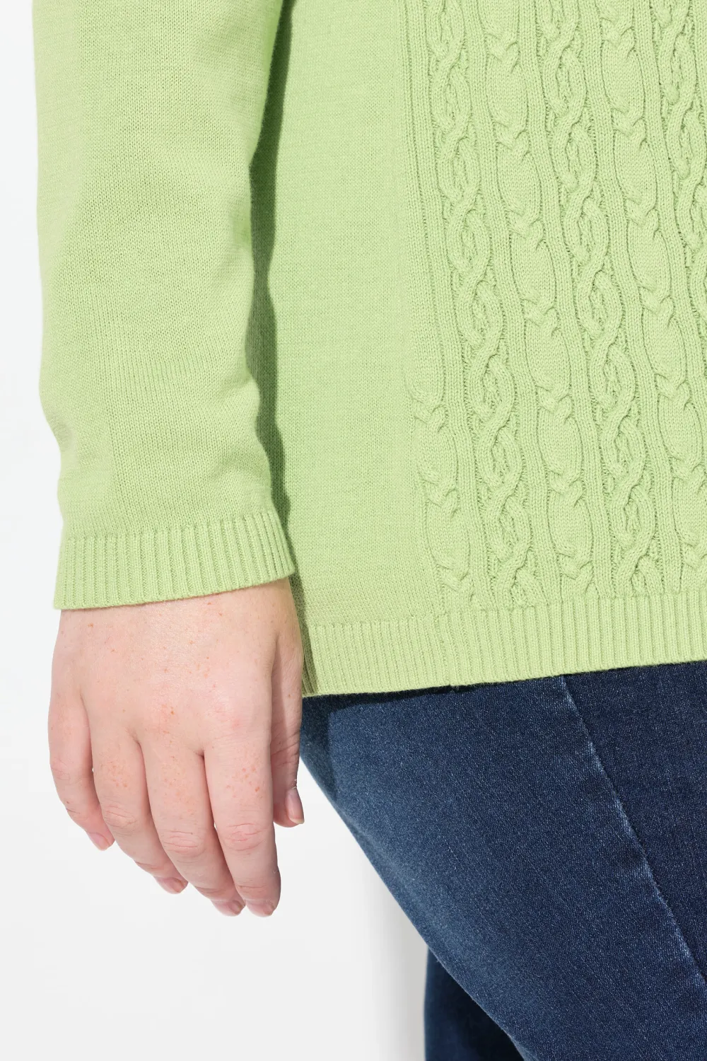 Solid Color Knitted Sweater