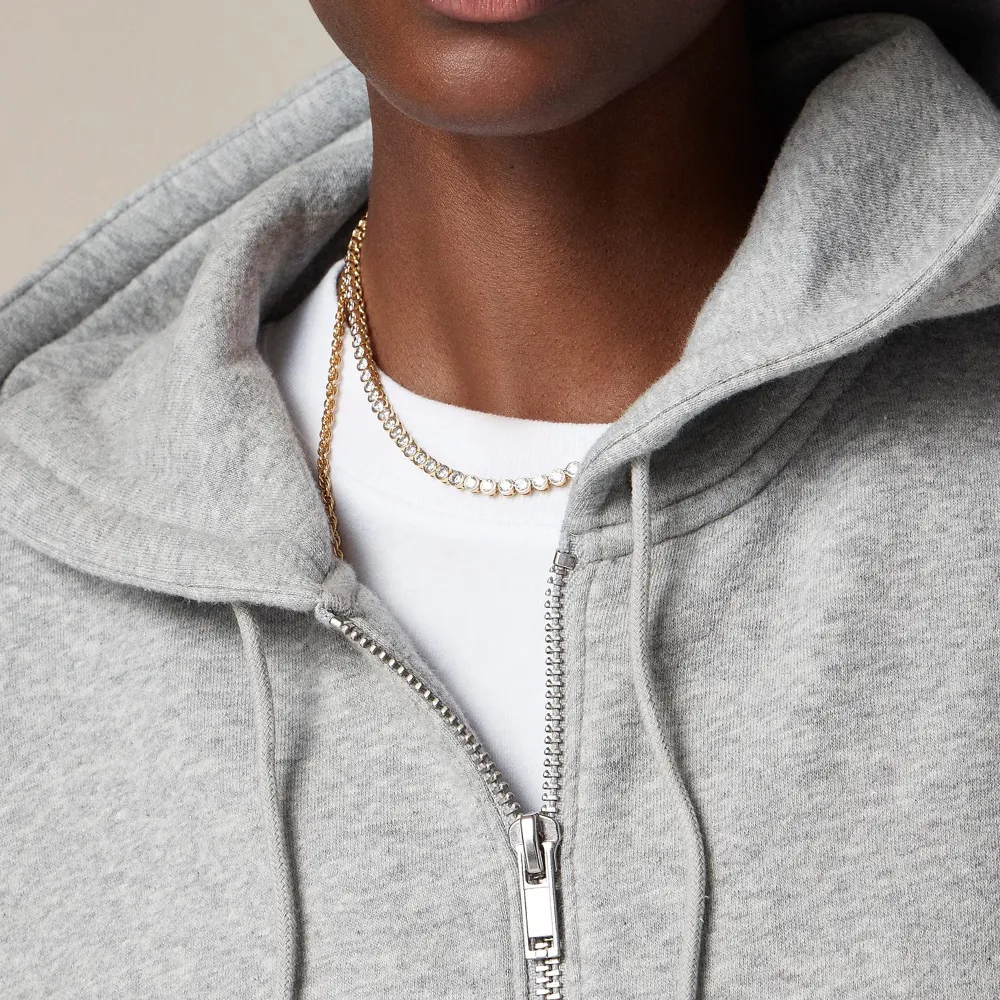 fleece zip-up hoodie