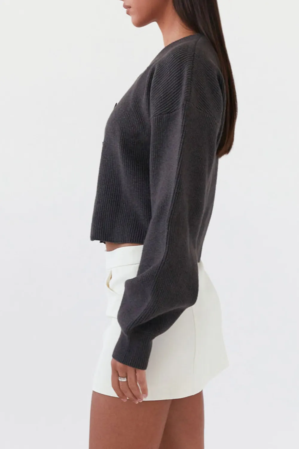 Commuting Style Knit Cardigan