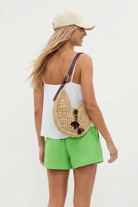 Woven Roomy Easy Waist Casual Shorts