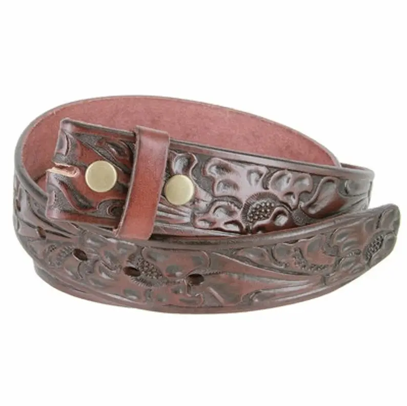 Alligator Print Leather Strap