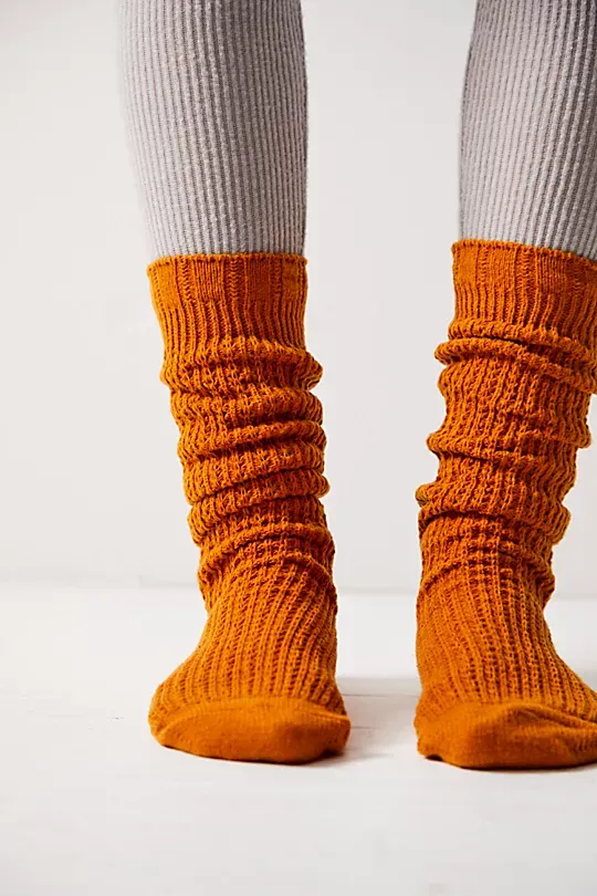 Slouch Socks Green