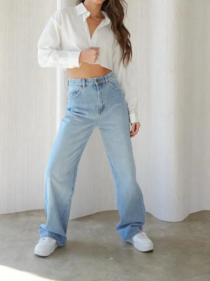 Heidi Jeans in Old Stone