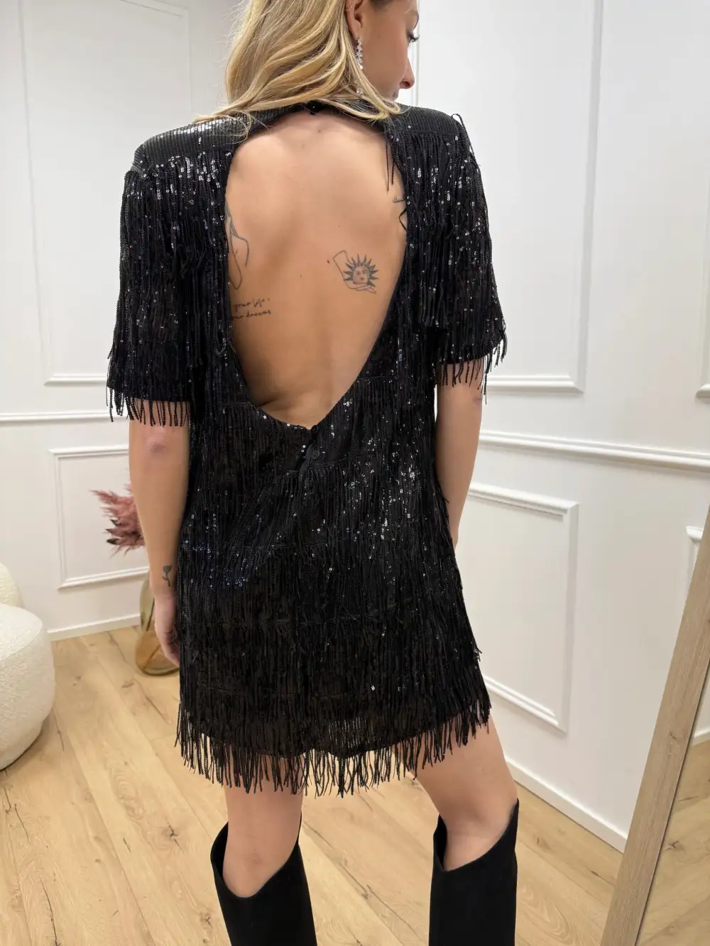 Clean Easy Drape Mini Dress
