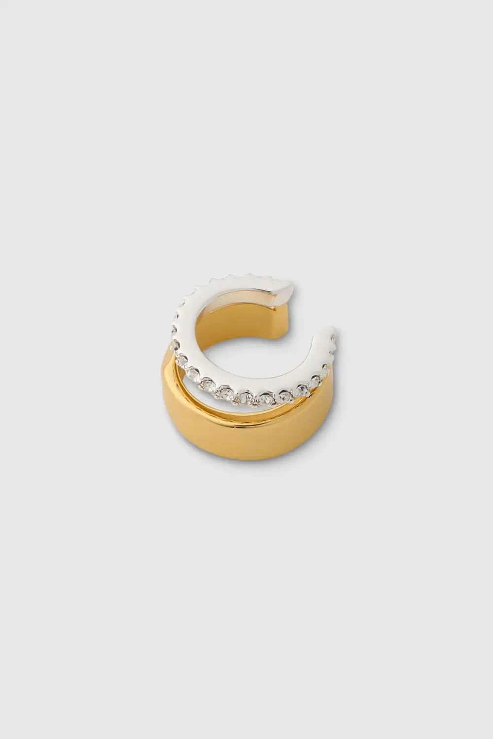 Two Tone Gold Ear Cuff