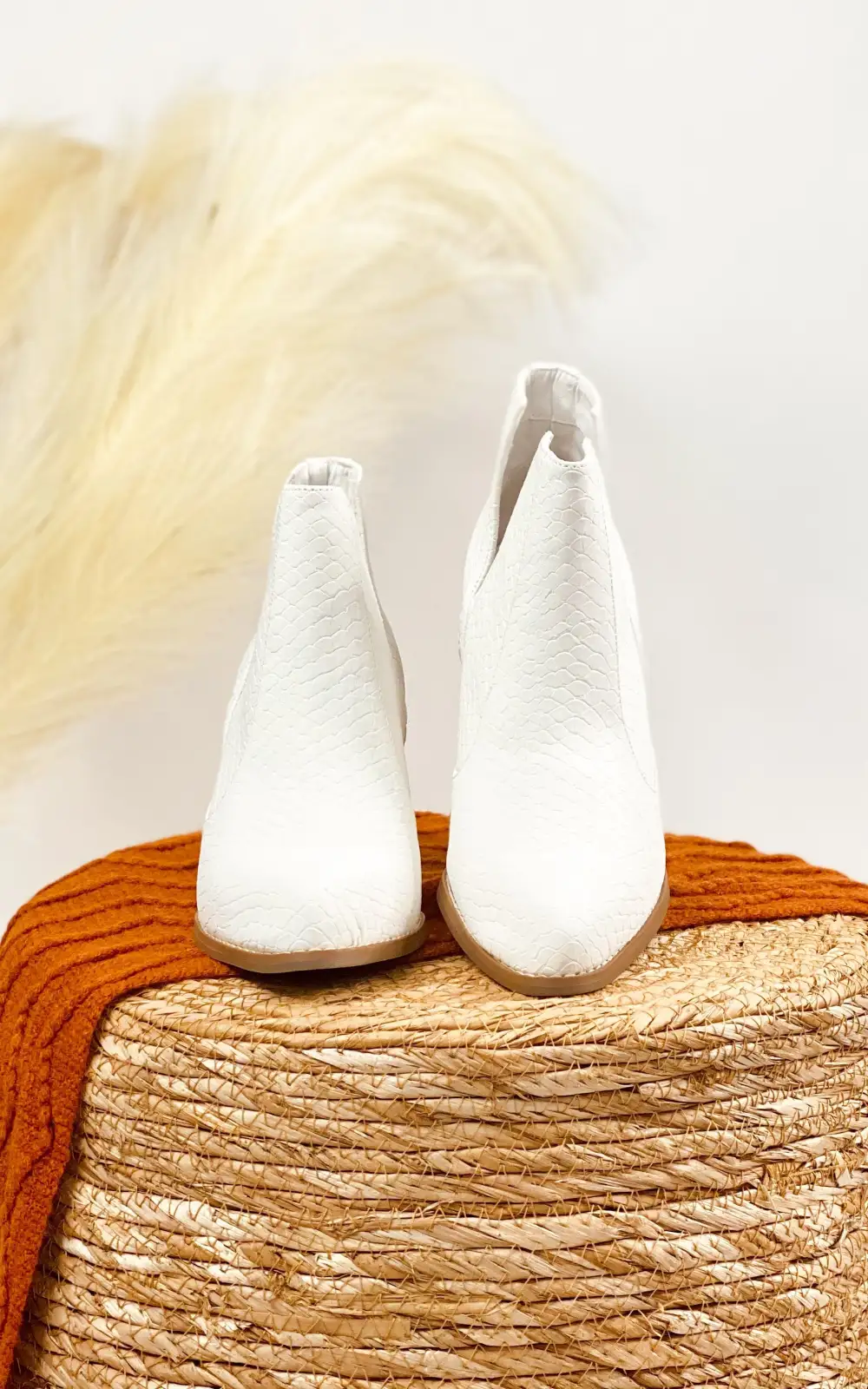 White Bootie Boots