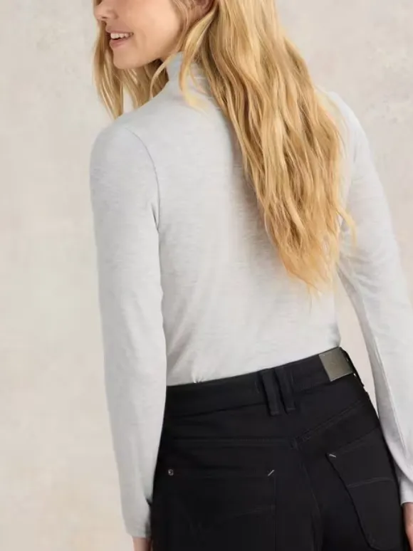 Slight Stretch Turtle Neck T-Shirt