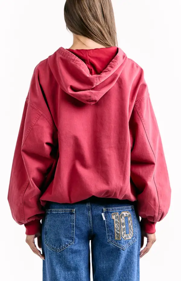 Modern Oversized Hooded Jacket