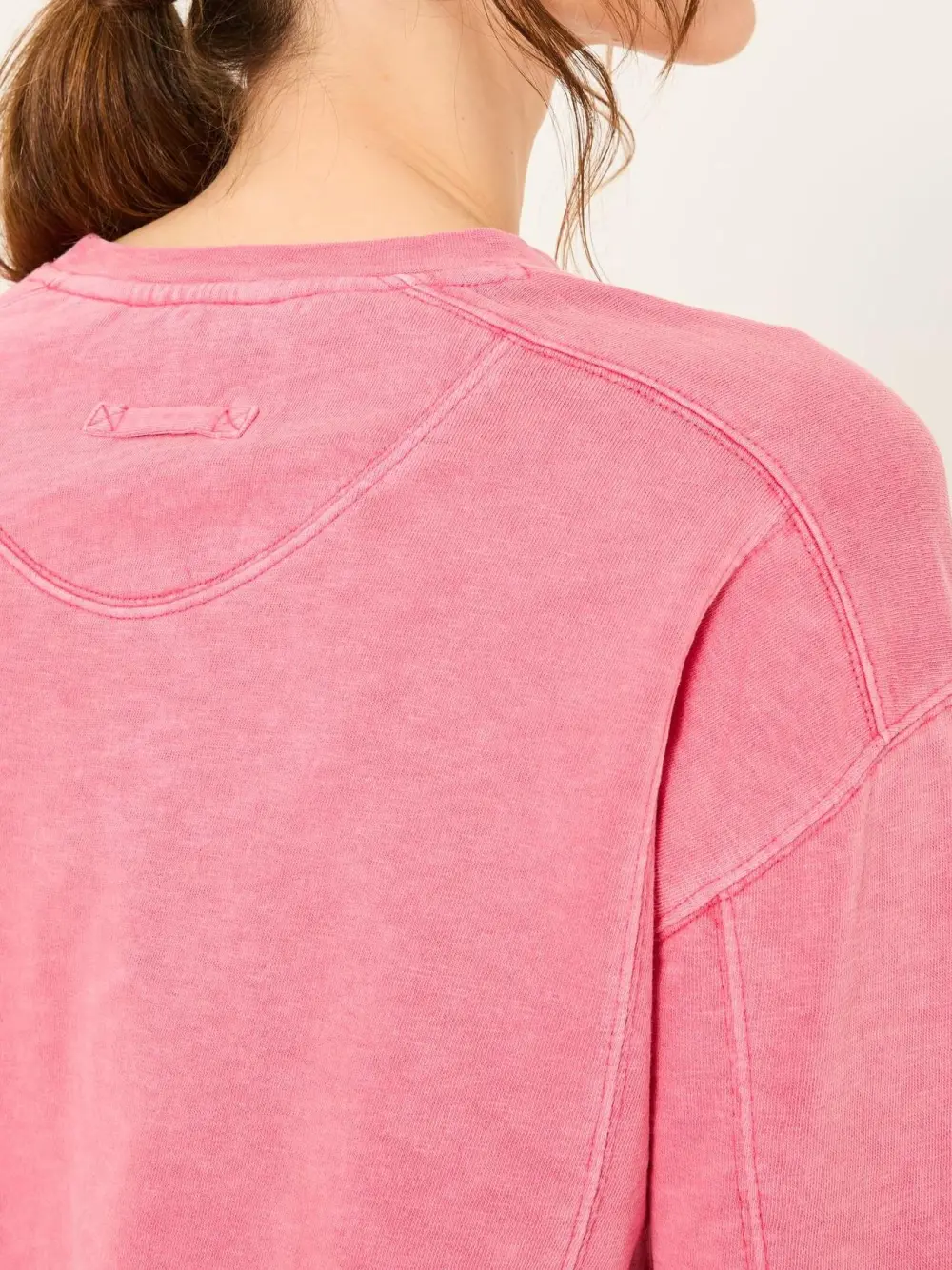Gia Blush Pink Crew Sweat Top
