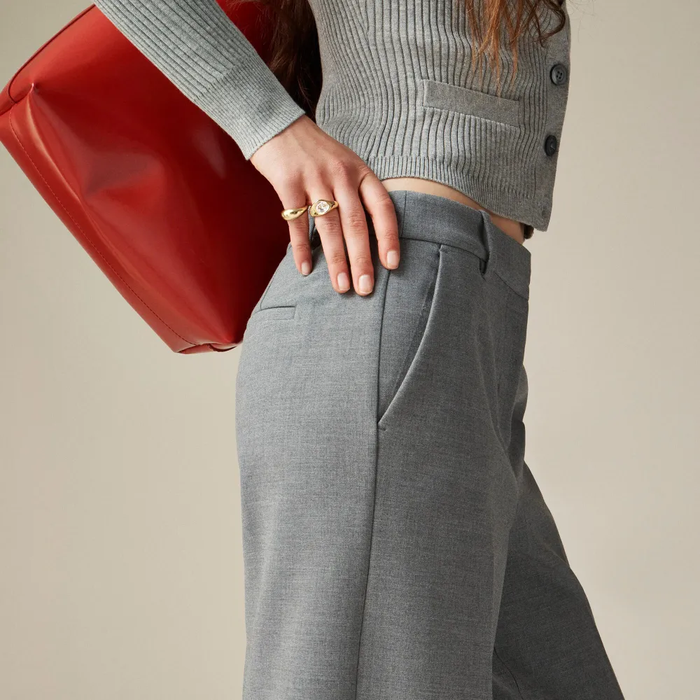 Wide-Leg Trouser in Four-Season