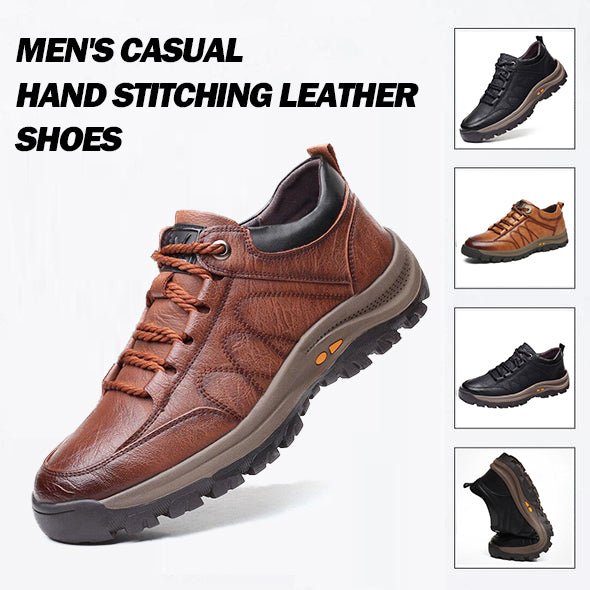 MEN'S CASUAL HAND-STITChHEDD LEATHER SHOES