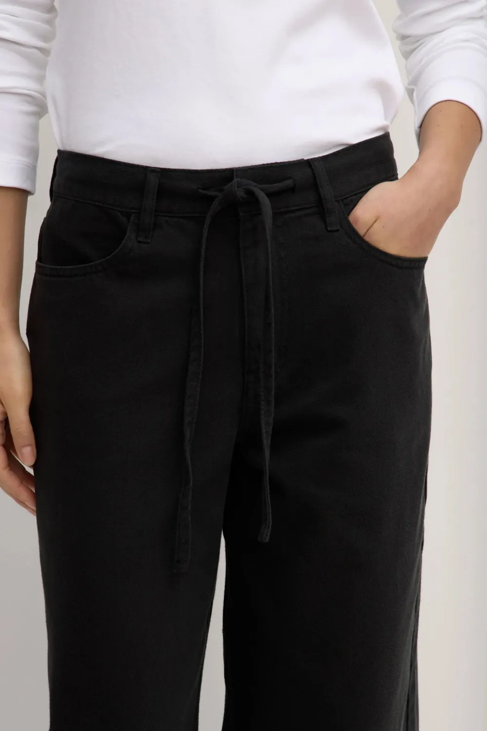 Loose Cotton Elastic Band Pants