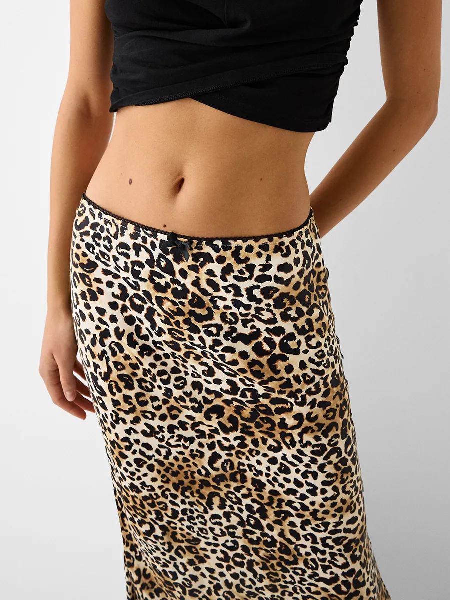 Falda Midi Estampada