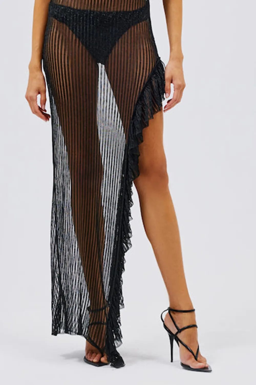 Sleeveless Maxi Dress-Black