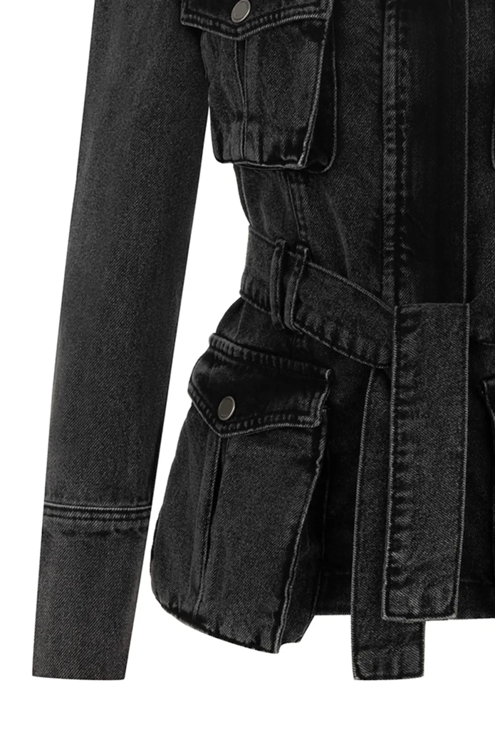 Lapel Denim Jacket
