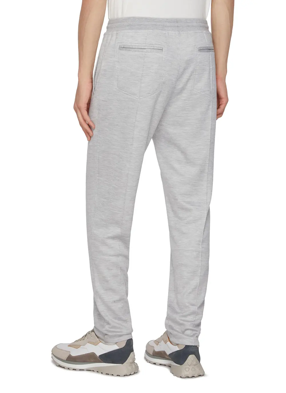 Soft Straight Comfortable Light Grey Pants