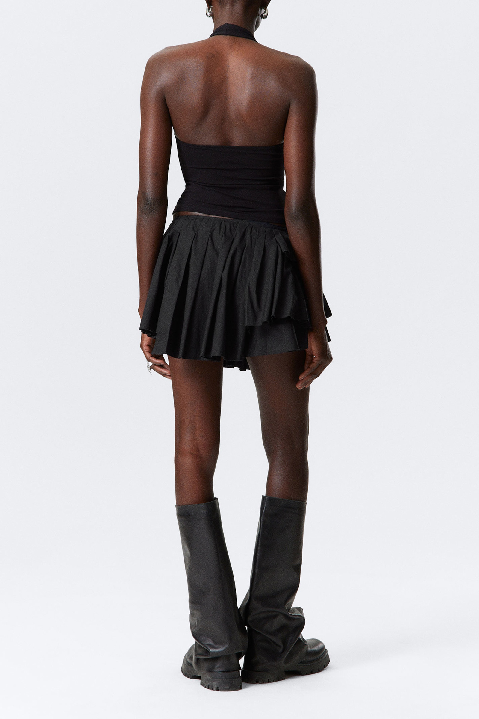 Layered Mini Skirt