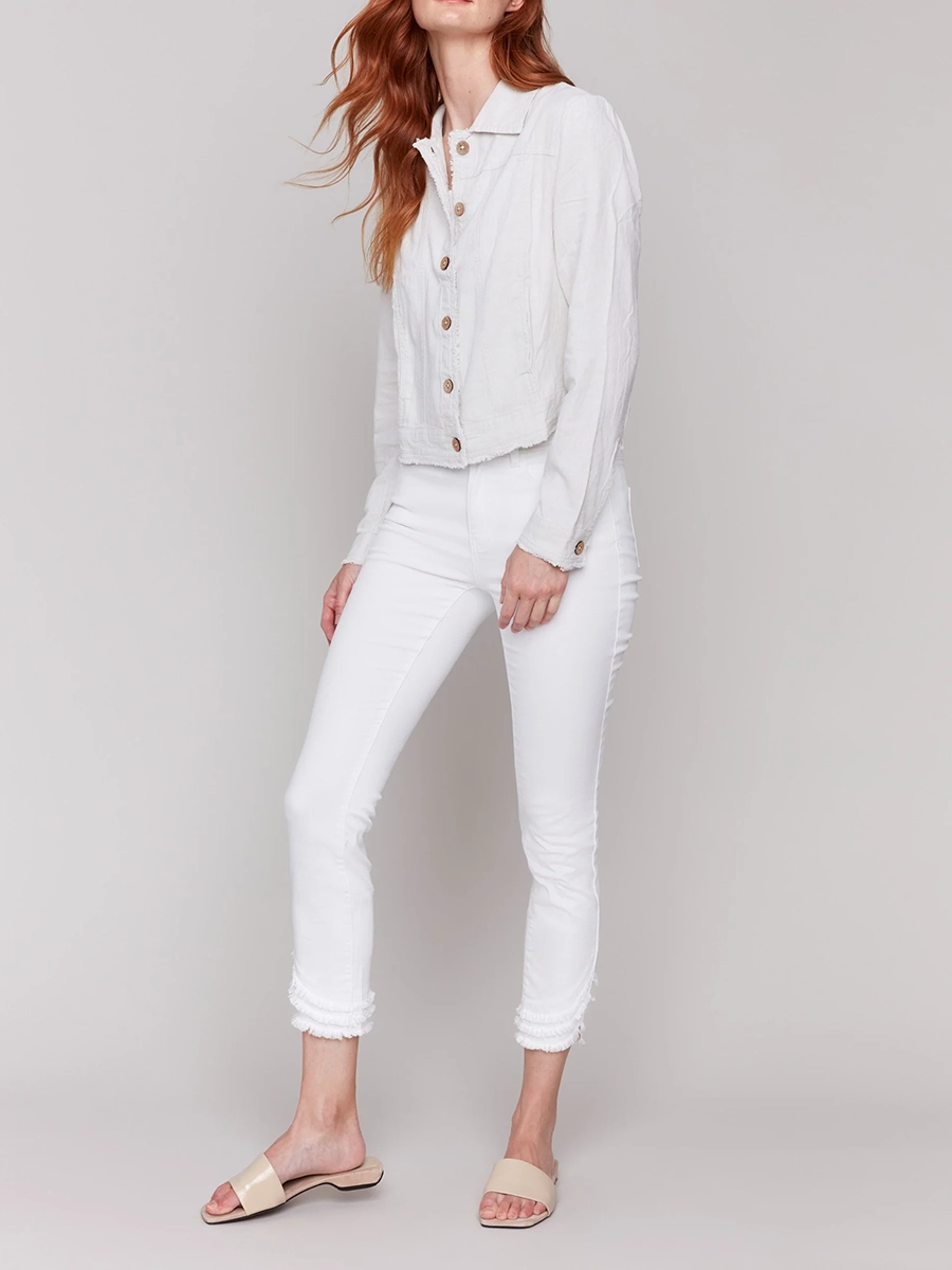 Soft And Breathable Linen Simple Jacket