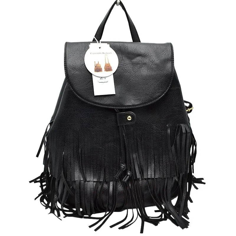 Vegan Leather Stylish Backpack