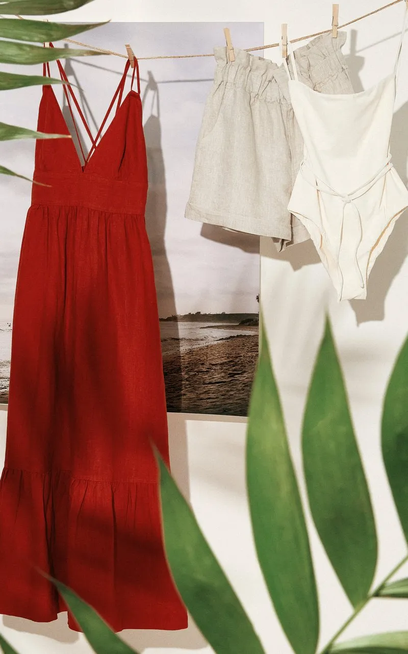 New Backless Lace-up Dress