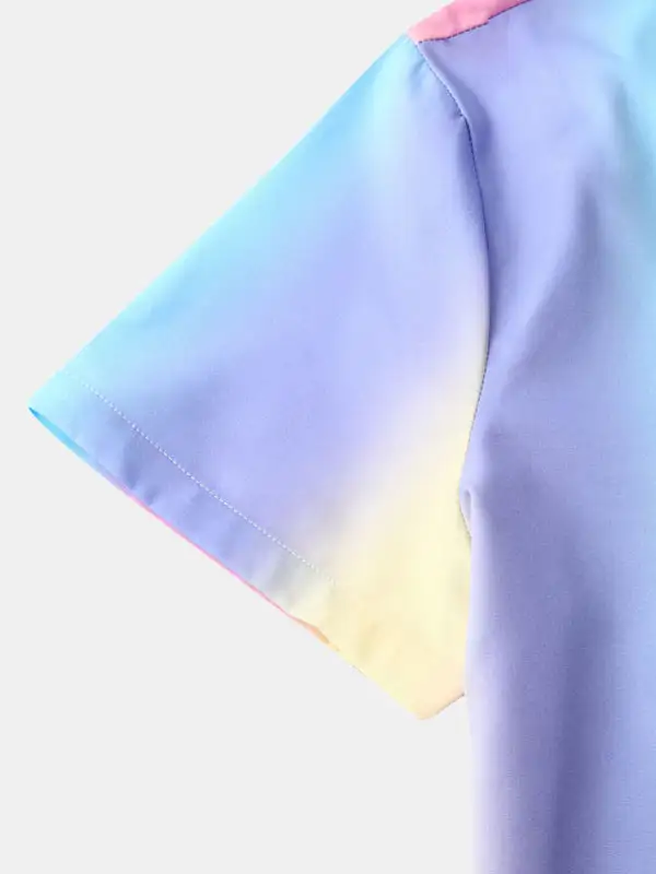 Short Sleeve Button Front Shirt