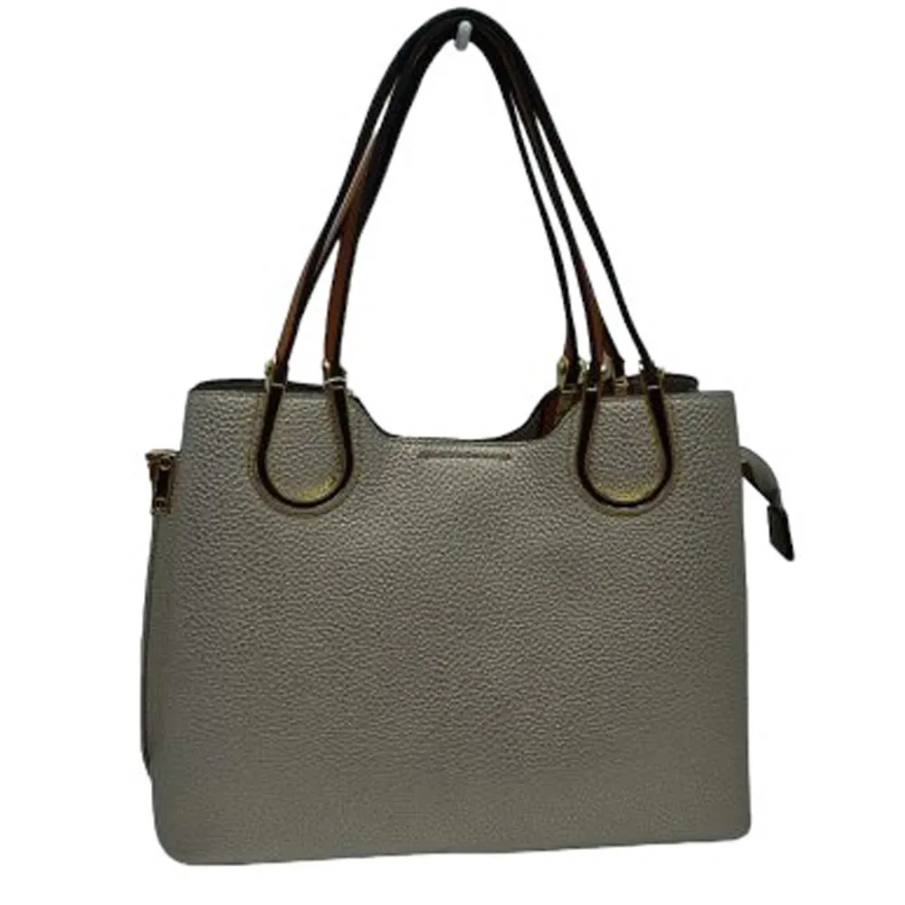 Textured Faux Tote Bag