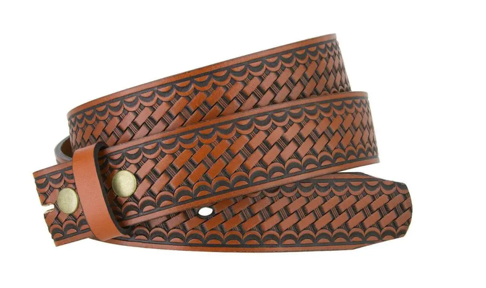 Minimal Leather Belt Strap