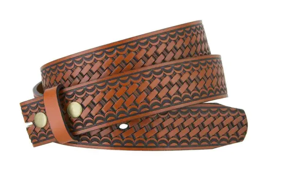 Minimal Leather Belt Strap