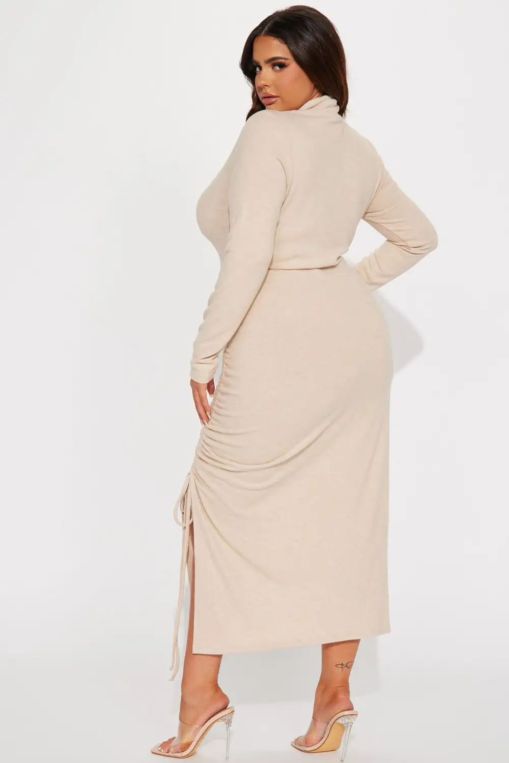 Zydney Midi Dress - Tan