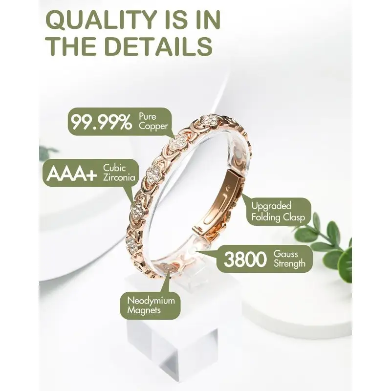 Infinity Clover Copper Bracelet