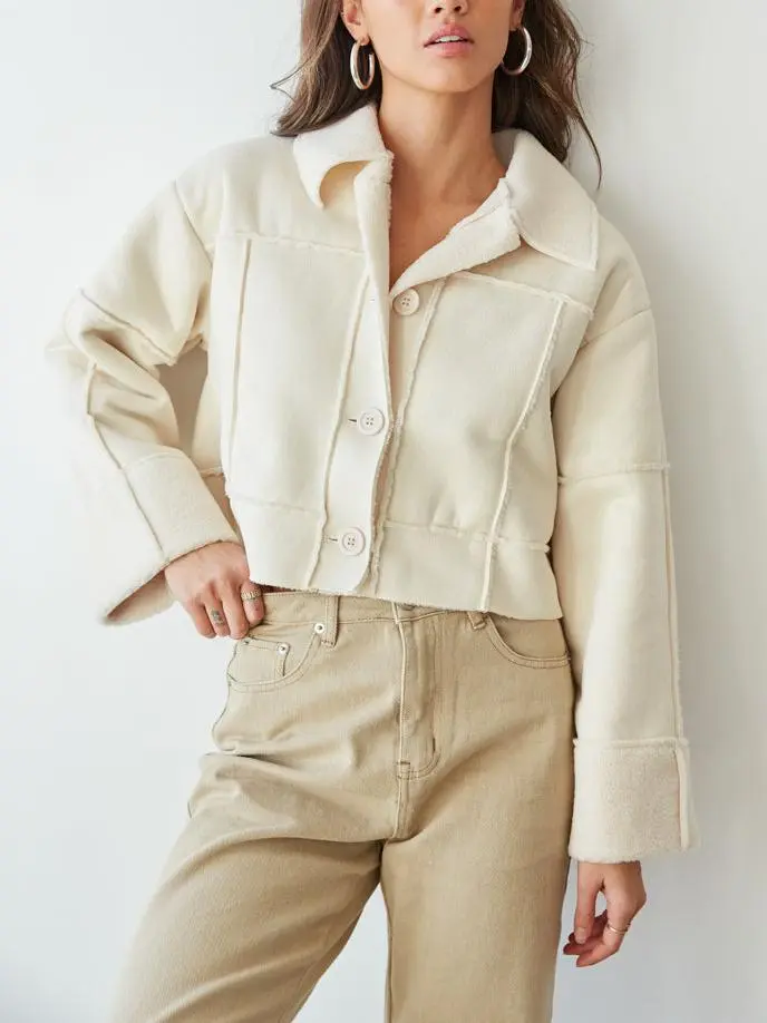 Sherpa Cropped Jacket
