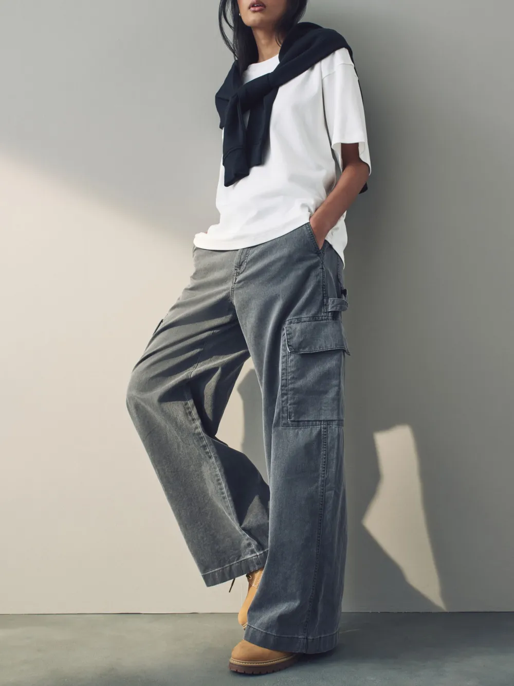 Oversized Relaxed Fit Heavyweight Crew Neck T-Shirt