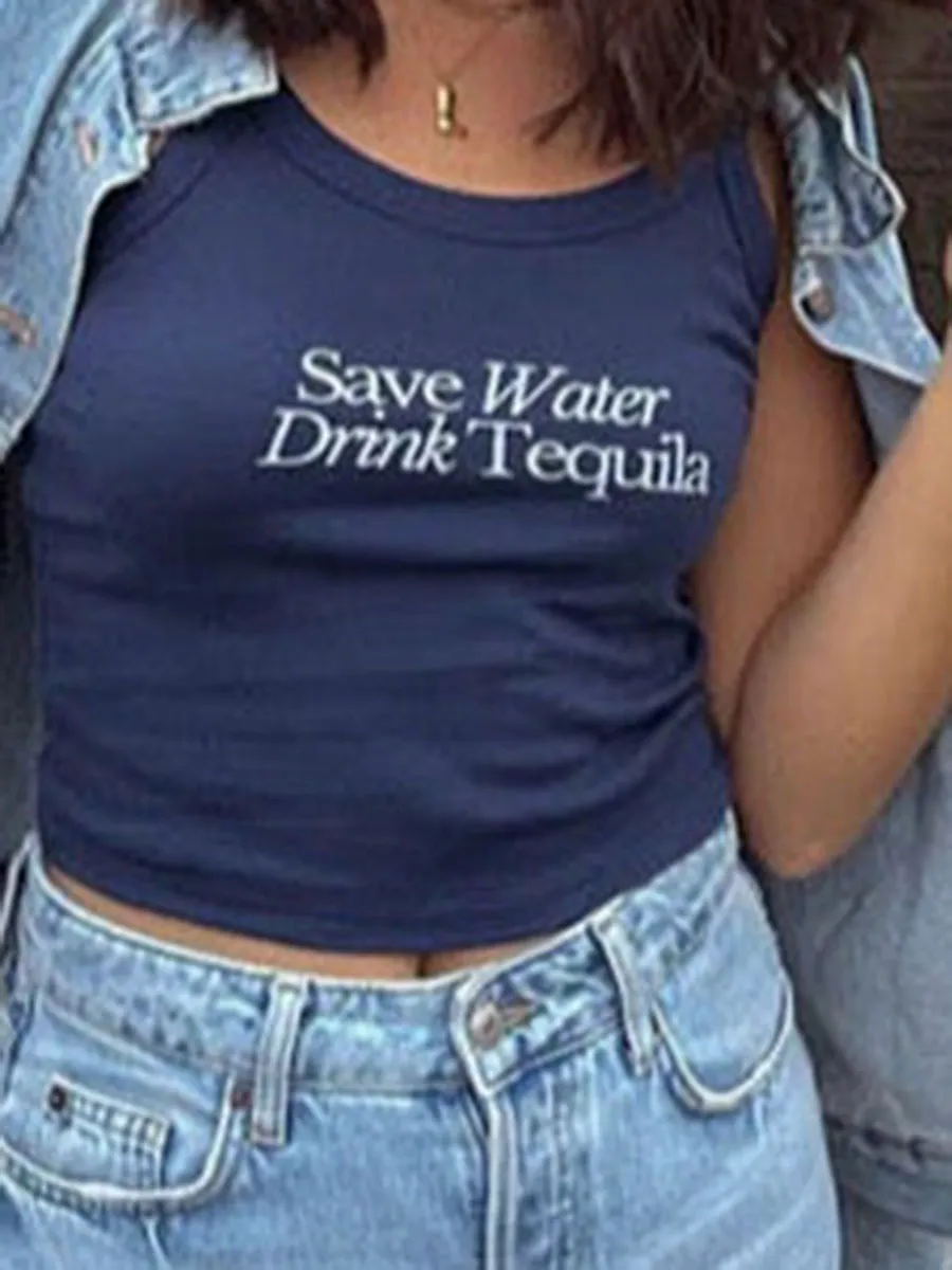 Save Water Drink Tequila Tank