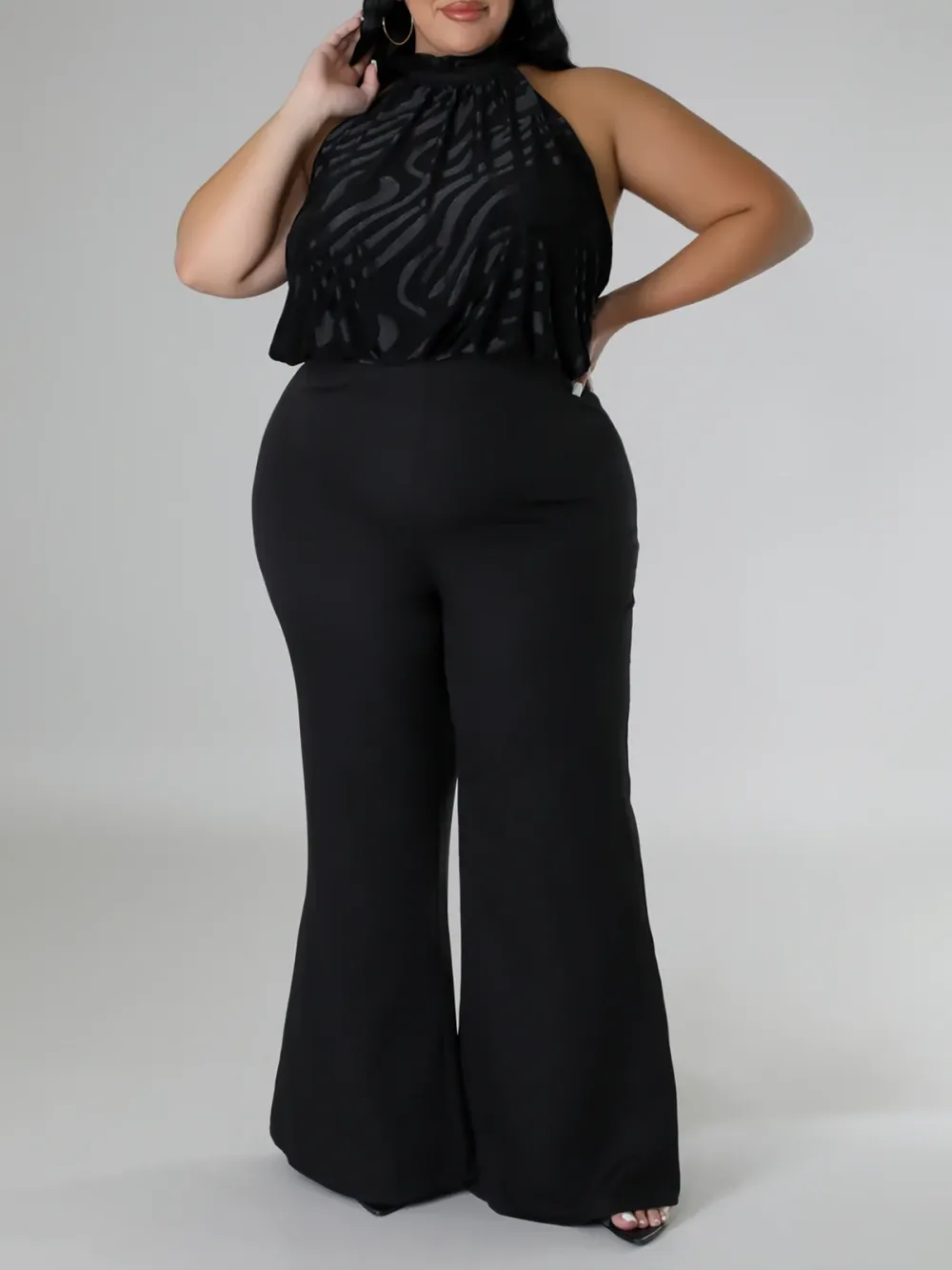 Plus-Size Fashion Pantsuit For Women