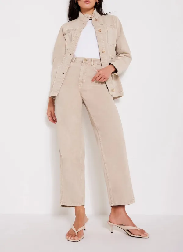 Casual Style Relaxed Tapered Boyfriend Jeans