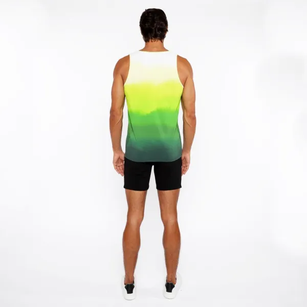 Stride Printed Mesh Tank Top