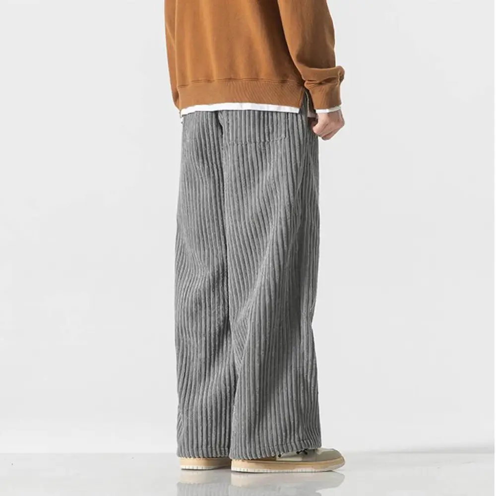 Textured Corduroy Wide Pants