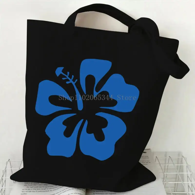 Groovy Retro Graphic Canvas Tote Bag
