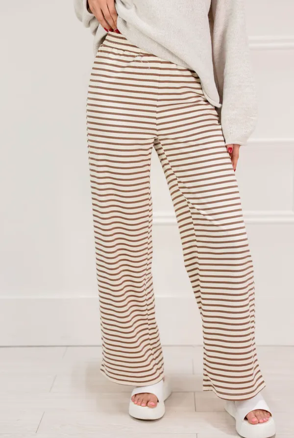 Polished Texture Pants Set