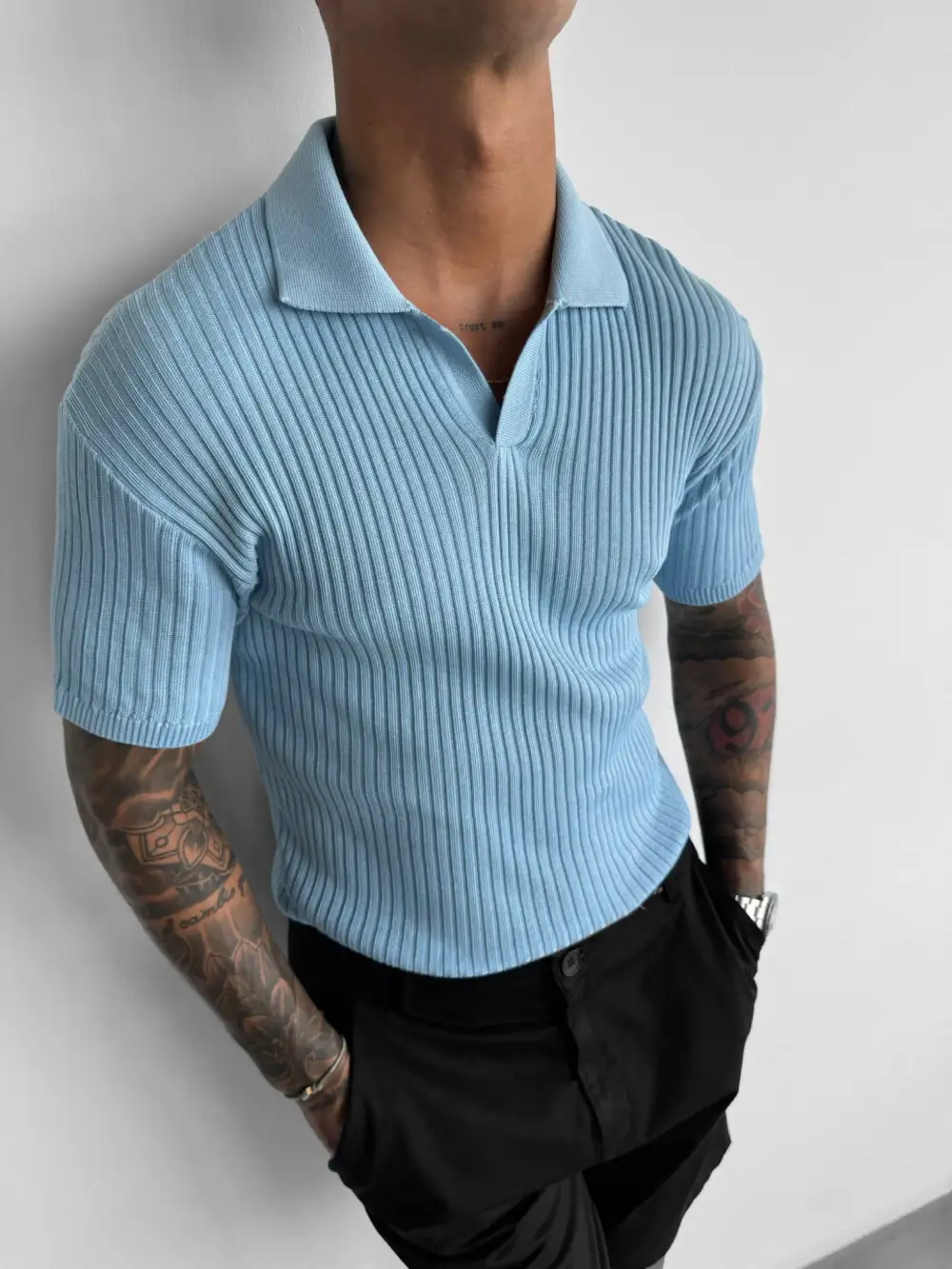 Modern Tailored Knit T-Shirt