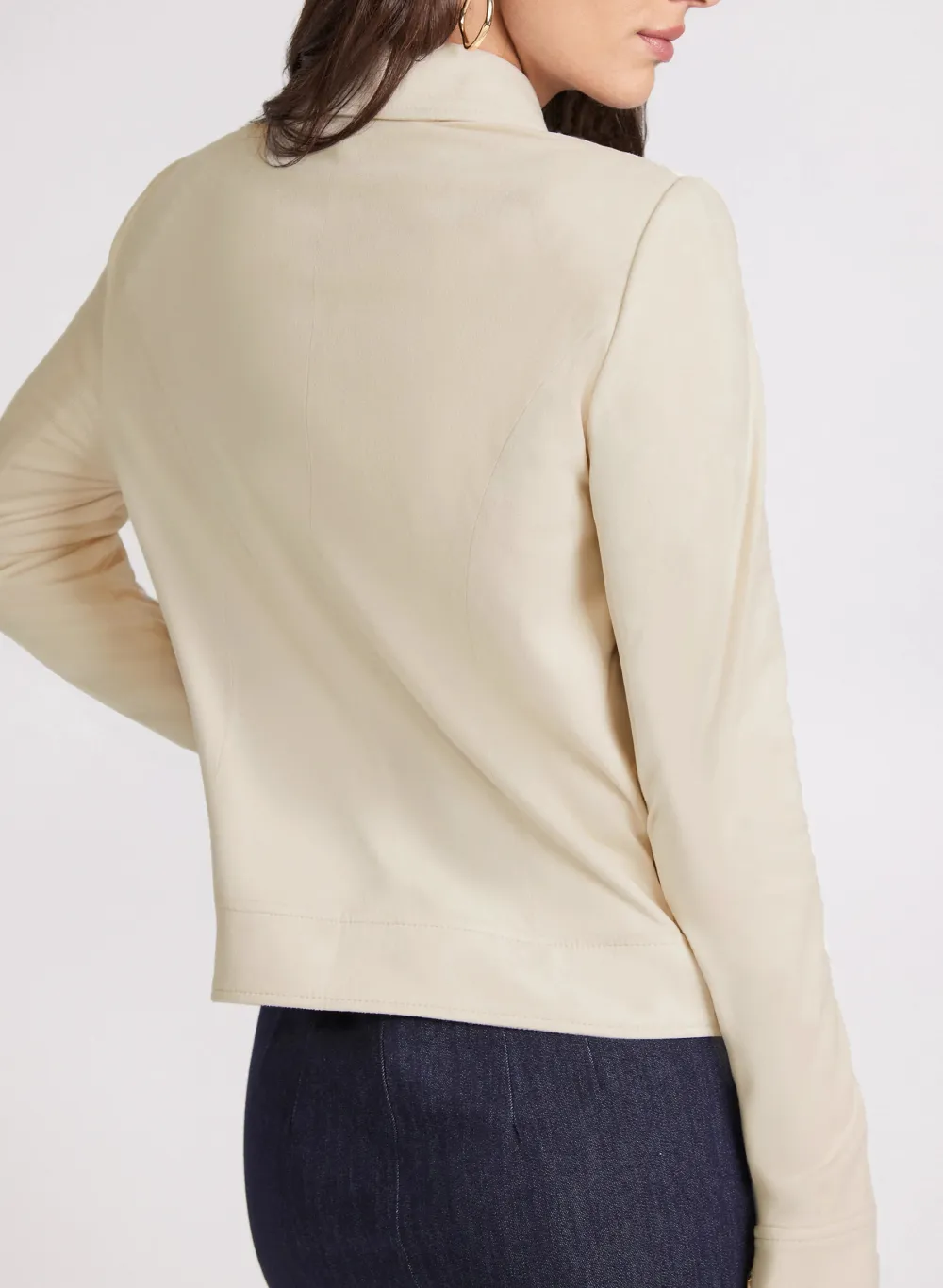 Minimalist Suede Jacket