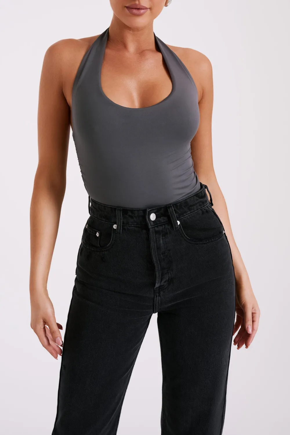 Recycled Nylon Halter Top